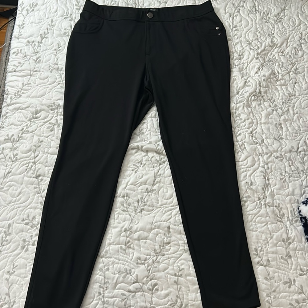 Simply Vera XL Black Skinny Dress Pants